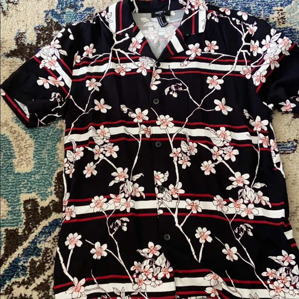 Floral button down by Forever 21!